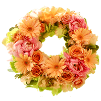 フラワーリースアレンジメント